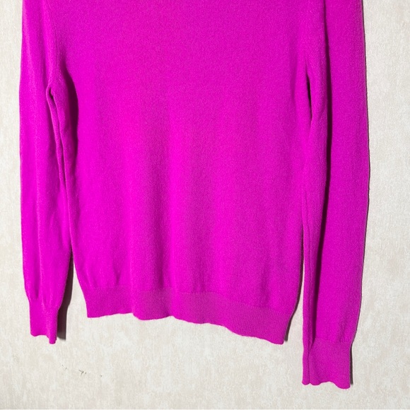 Antonio Melani Women’s 100% Cashmere Round Neck Sweater Longsleeve in Pink L - Picture 3 of 12